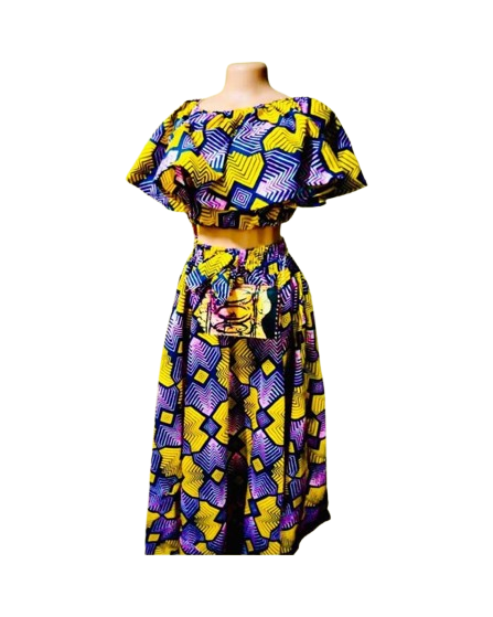 Tamara Off-shoulder 2-piece with Maxi Skirt