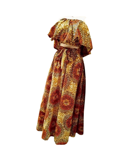 Tamara Off-shoulder 2-piece with Maxi Skirt