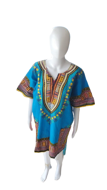 Adult Unisex Angelina Print Dashiki Shirt