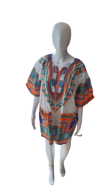 orange blue white african clothes bahamas