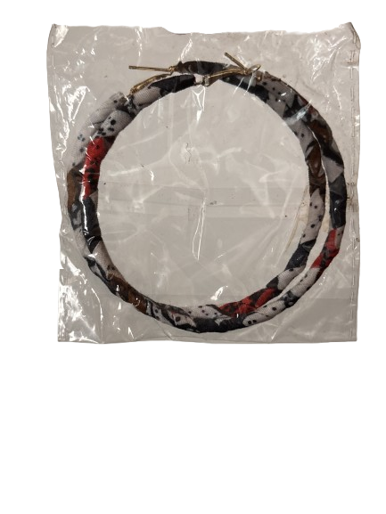 Simi Ankara Hoop Earrings – Bold, Lightweight African-Inspired Style