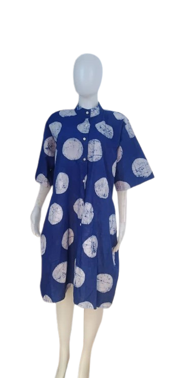 Adesuwa Button-Down Midi Dress
