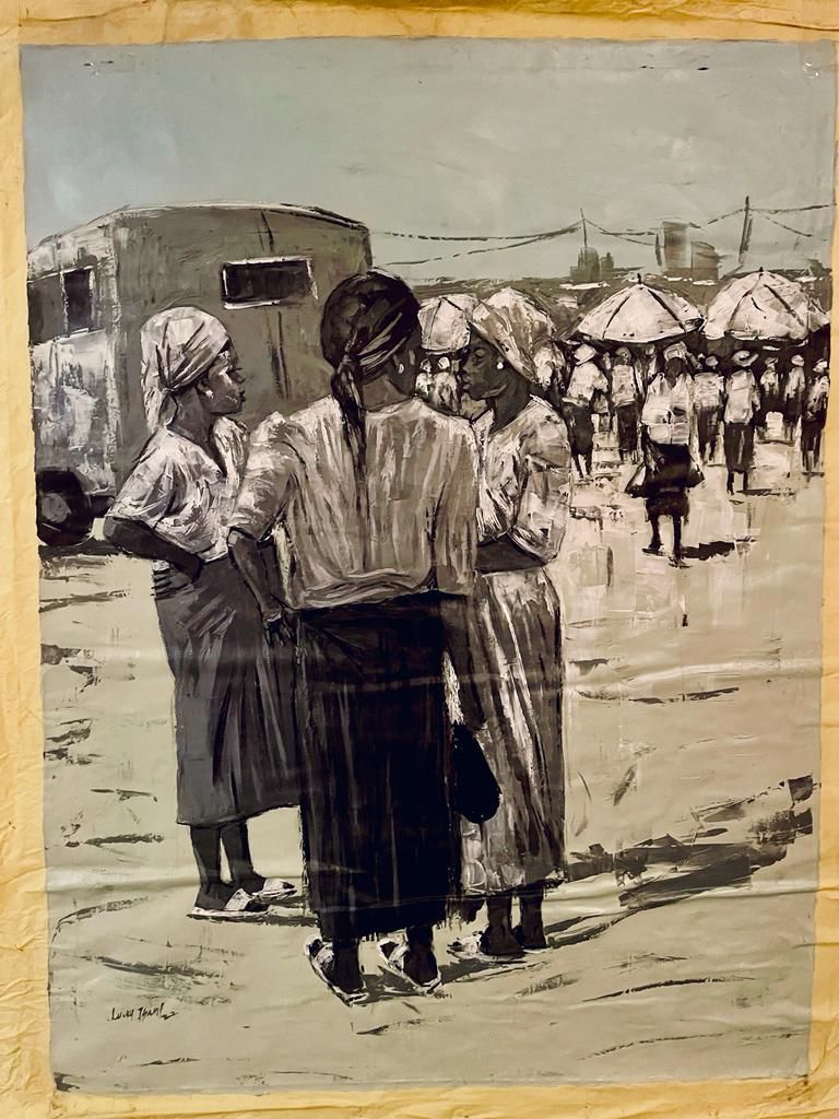 Streets of Lagos Painting