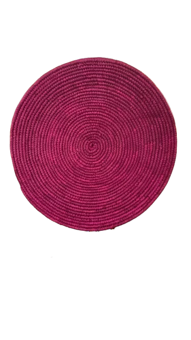 Raffia Woven Place Mats – Handcrafted African Table Decor