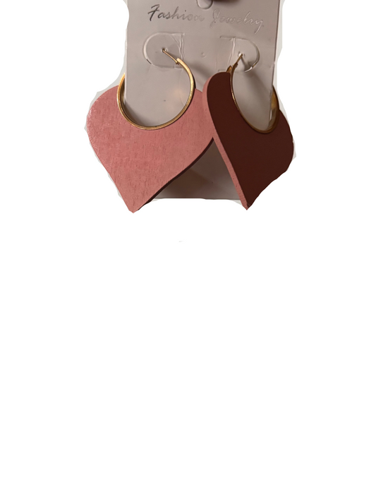 Tayo Elegant Wood Earrings – Handcrafted African Statement Jewelry